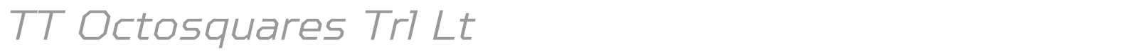 TT Octosquares font preview
